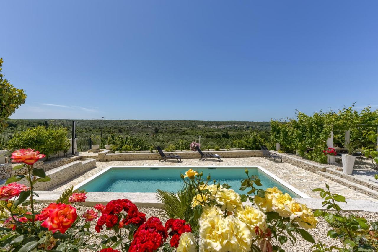 Appartamento Haus Lilli Mit Pool Ražanac Esterno foto